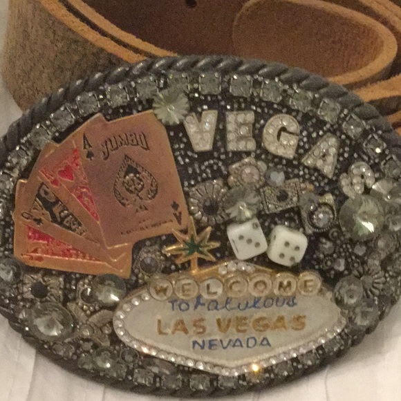 Las Vegas belt buckle - Picture 2 of 2